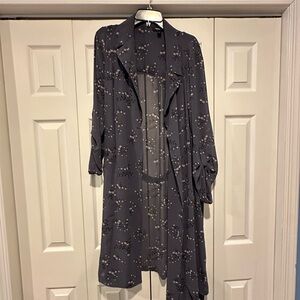 Floral Women's Duster
